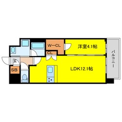 スプランディッド弁天町の物件間取画像